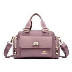 Sleek Street High Quality Pu Soft Leather Large Capacity Locomotive Main Satchel bag Women 2024